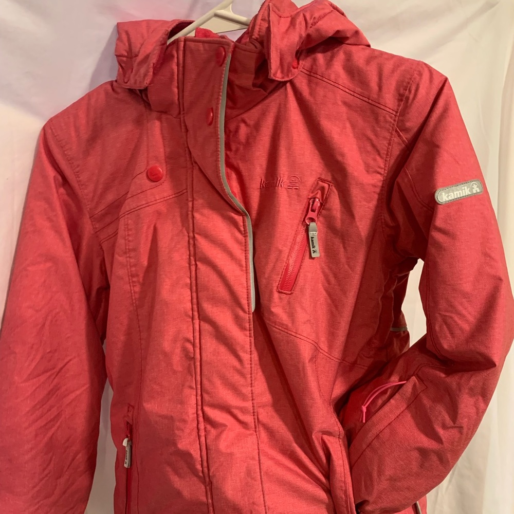 Kamik insulated ski jacket size 8 kids